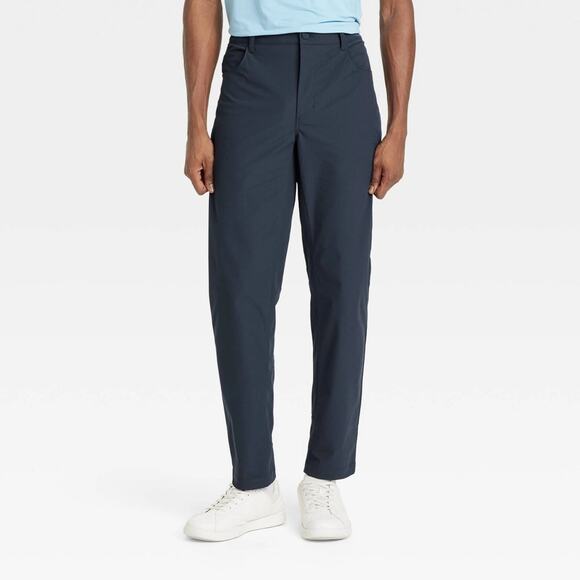 all in motion Other - All in Motion Men's 360 Lifestyle Relaxed Fit 5-Pocket Pants Navy Blue 34x32 NWT
